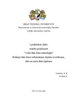 Paraugs 'Relāciju datu bāzes informācijas objektu izveidošana', 1.