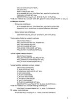 Paraugs 'Relāciju datu bāzes informācijas objektu izveidošana', 8.