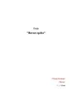 Eseja 'Berzes spēks', 1.