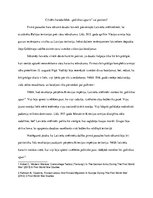 Eseja 'Cilvēks karadarbībā: "politikas upuris" vai patriots?', 1.