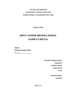 Referāts 'Dievu nozīme Hēsioda poēmā - darbi un dienas', 1.