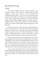 Konspekts 'Autora Pedro Almodovara stila un filmu analīze', 3.