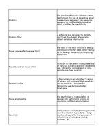 Konspekts 'Technologies - terminology bank', 30.