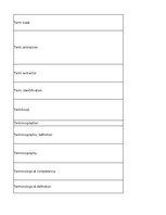 Konspekts 'Technologies - terminology bank', 151.