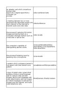 Konspekts 'Technologies - terminology bank', 216.