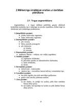 Referāts 'Mārketinga vides un stratēģijas analīze un darbības plānošana', 19.