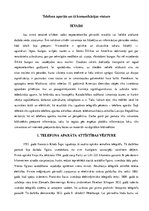 Referāts 'Telefona aparāts un tā komunikācijas vēsture', 1.