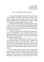 Eseja 'Es un mana atbildība par Latvijas nākotni', 1.