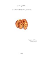 Konspekts 'Konditorejas izstrādājumi un to gatavošana', 1.
