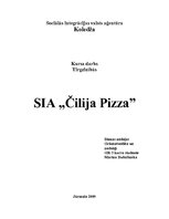 Referāts 'SIA "Čilija Pizza"', 1.