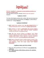 Konspekts 'Izgulējumi', 1.