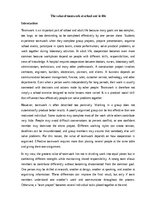 Eseja 'The value of teamwork at school and in life', 1.