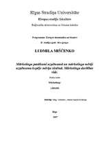 Konspekts 'Mārketinga pasākumi uzņēmumā un mārketinga mērķi uzņēmumu kopējo mērķu sistēmā. ', 1.