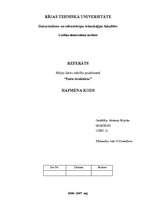 Referāts 'Hafmena kods', 1.