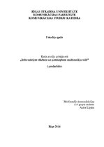 Eseja 'Komunikācija darba organizācijā uzņēmumā "Ceļu satiksmes drošības direkcija"', 1.