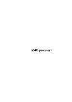 Referāts 'AMD procesori', 1.