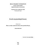 Konspekts 'Ievads starptautiskajā biznesā', 1.