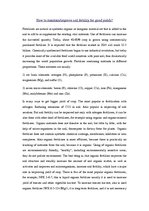 Konspekts 'How to Maintain/Improve Soil Fertility for Good Yields', 1.