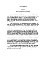 Eseja 'Kāda ir mūsdienu cilvēka būtība?', 1.