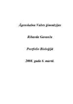 Referāts 'Ģenētika, evolūcija, ekoloģija, pārskats krustošanā un gēnu mijiedarbībā', 1.