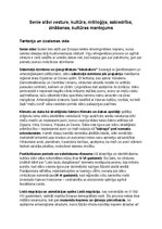 Konspekts 'Seno slāvu vēsture, kultūra, mitoloģija, sabiedrība un kultūras mantojums', 1.