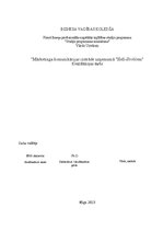 Diplomdarbs 'Mārketinga komunikācijas izstrāde uzņemumā', 1.