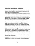 Konspekts 'Human Emotion: Summary of Empirical Evidence', 2.