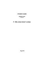 Referāts 'Frīdrihs Nīče "Ecce homo" analīze', 1.