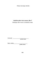 Biznesa plāns 'Attīstības plāns viesu namam "Dz-s"', 1.