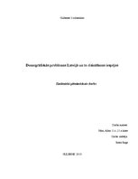 Referāts 'Demogrāfiskās problēmas Latvijā un to risināšanas iespējas', 1.