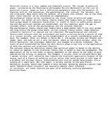 Eseja 'A Short Essay Describing what "Political Power" Is', 1.