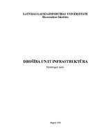 Konspekts 'Drošība un IT infrastruktūra', 1.