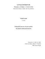 Prakses atskaite 'Prakses atskaite', 1.