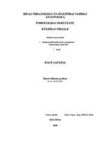 Prakses atskaite 'Intervēšanas prakse', 1.