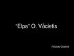 Prezentācija 'Ojāra Vācieša dzejoļa krājuma "Elpa" analīze', 1.