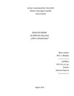 Referāts 'Tortu iepakojums', 1.