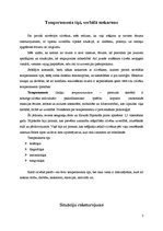 Konspekts 'Tempermenta tipi', 3.