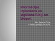 Prezentācija 'Blogošana', 1.