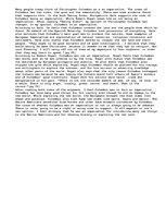 Eseja 'Was Christopher Columbus an Imperialist?', 1.