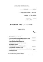 Prakses atskaite 'Audzināšanas prakses atskaite', 1.