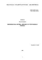 Referāts 'Demokrātijas būtība, jēdziens un vēsturiskās formas', 1.