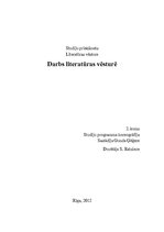 Konspekts 'Literatūras vēsture', 6.