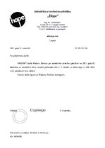 Paraugs 'Rīkojuma paraugs', 1.