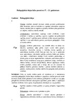 Konspekts 'Pedagoģiskās idejas laika posmā no 17. līdz 21.gadsimtam', 1.