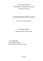 Diplomdarbs 'Gaļas pārstrādes tirgus Latvijā', 166.