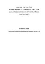 Referāts 'Uzņēmuma SIA "Pilsētas līnijas" konkurētspējas analīze Latvijas tirgū', 1.