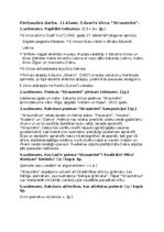 Konspekts 'Edvarts Virza “Straumēni”', 1.