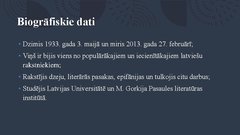 Prezentācija 'Imants Ziedonis', 2.