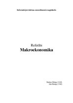 Referāts 'Makroekonomika', 1.