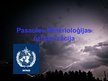 Prezentācija 'Pasaules Meteoroloģijas organizācija', 1.